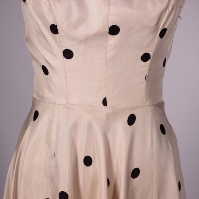 #vintage #vintageclothing #vintageabitivintage #vintagemilano #vintagemoda, vestido de cóctel de lunares vintage