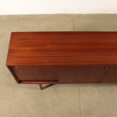 Sideboard, Mahogany Veneer, Italy 1960s Italian Prodution