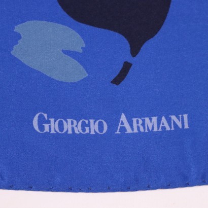 Armani Blue Scarf Italy