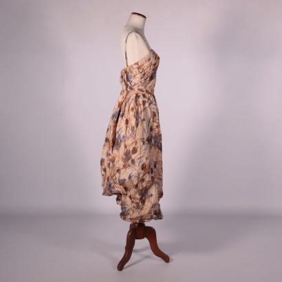 Vintage Dress, Silk Taffetà, Milan 1950s