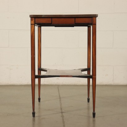 Small Neo-Classical Table, Mahogany and Walnut, England 19th Century