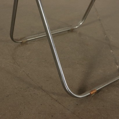 Pila Chairs, Methacrylate and Chrome Metal, Italy 1970s G. Piretti