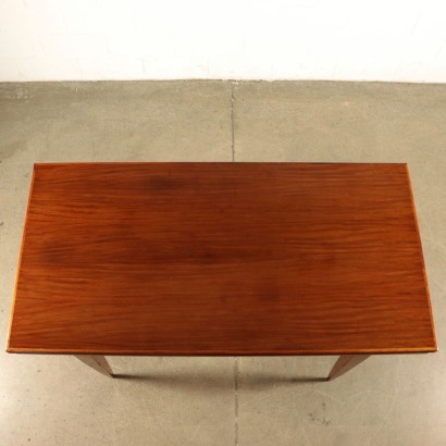 Table, Sessile Oak and Walnut Veneer, Italy 1940s-1950s