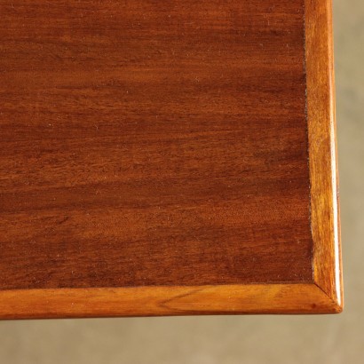 Table, Sessile Oak and Walnut Veneer, Italy 1940s-1950s