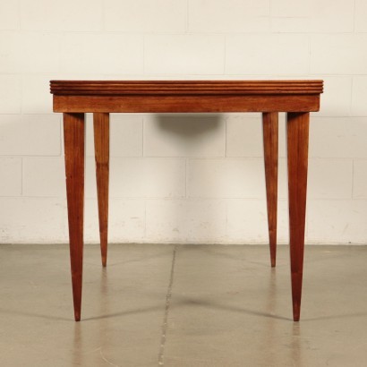 Table, Sessile Oak and Walnut Veneer, Italy 1940s-1950s