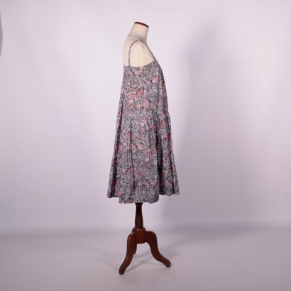 Vintage Art Nouveau Cacharel Dress Cotton France 1990s
