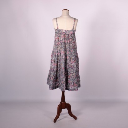 Vintage Art Nouveau Cacharel Dress Cotton France 1990s