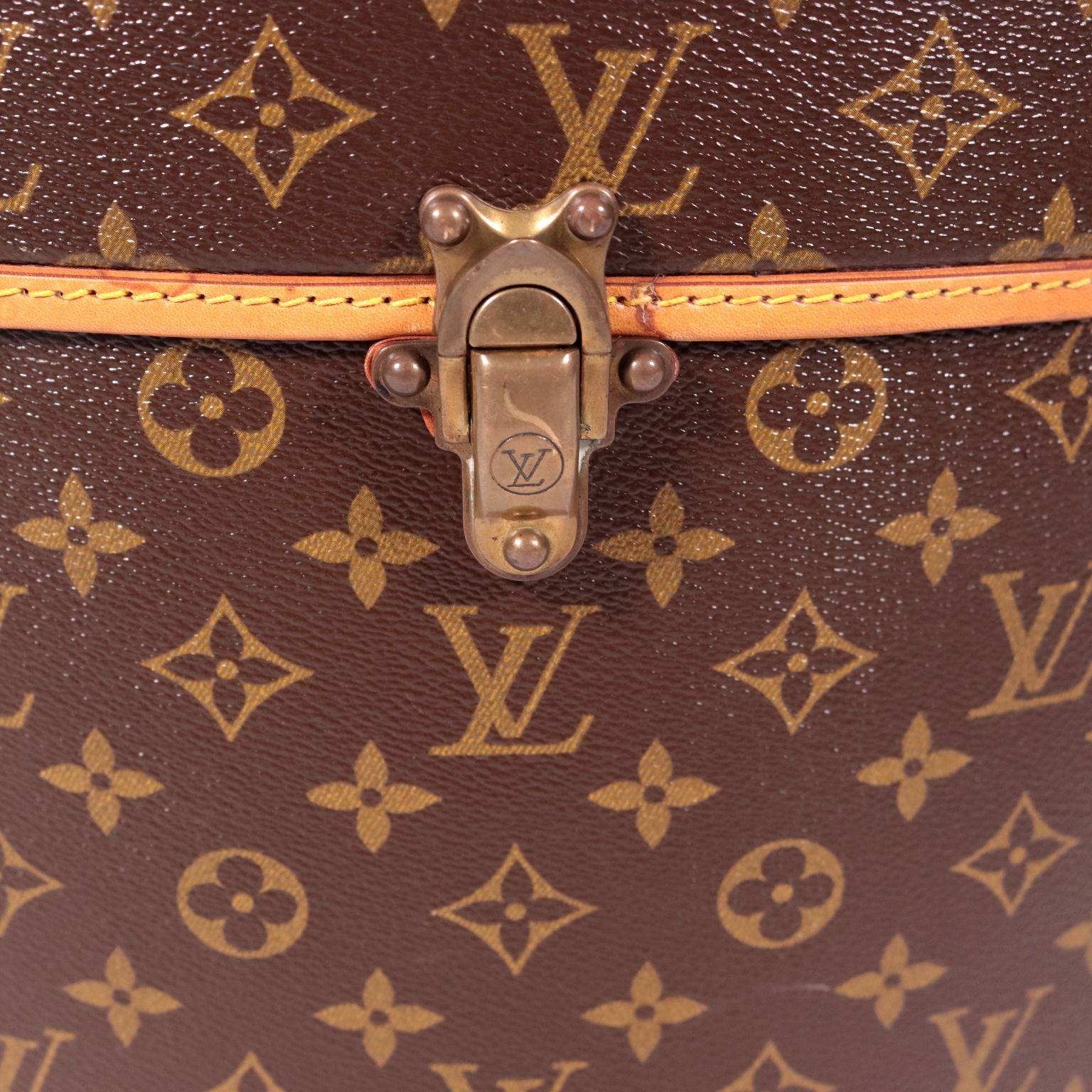 1970s Louis Vuitton monogram suitcase - Pinth Vintage Luggage