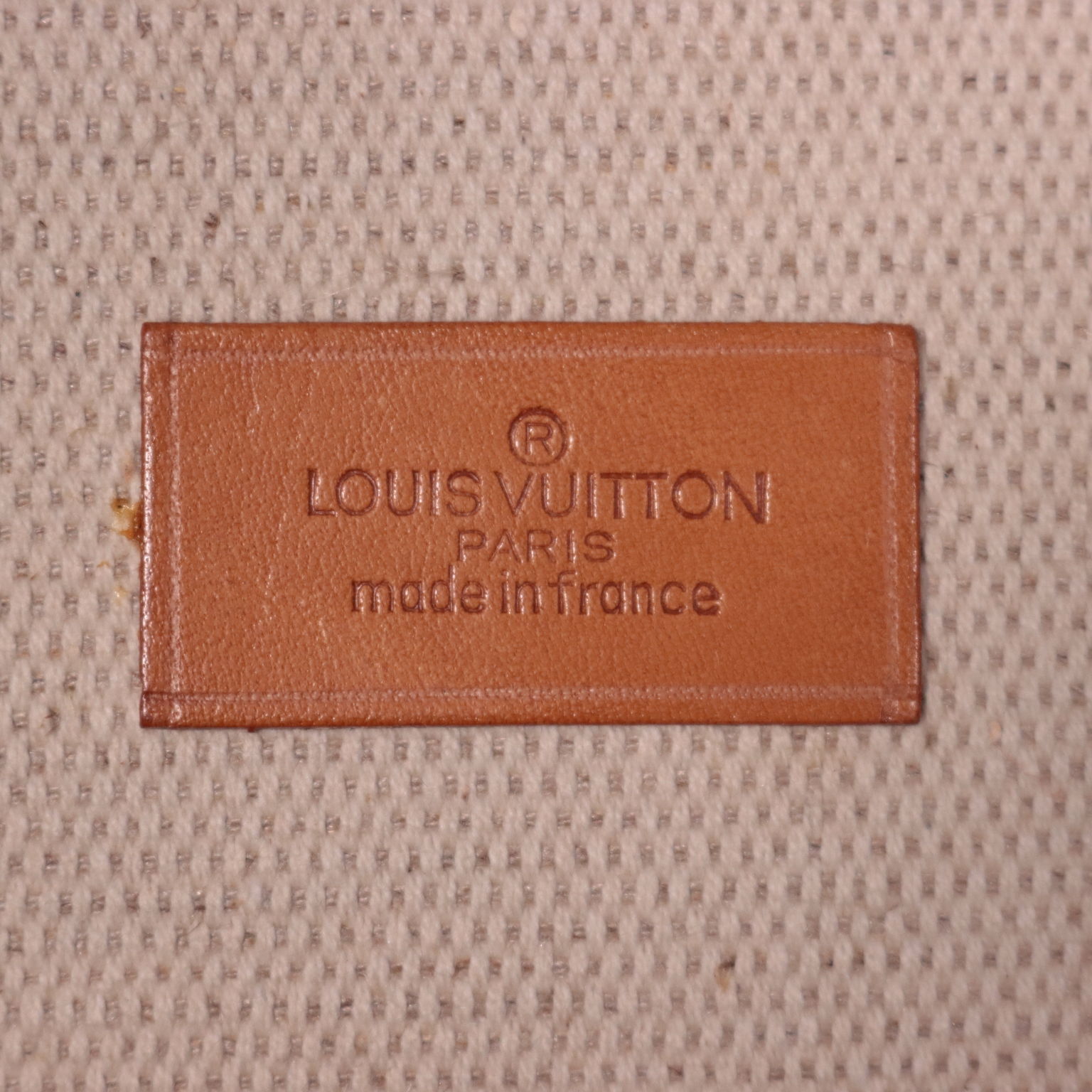 Louis Vuitton Hat Box Leather and Canvas France 1970s Clothing