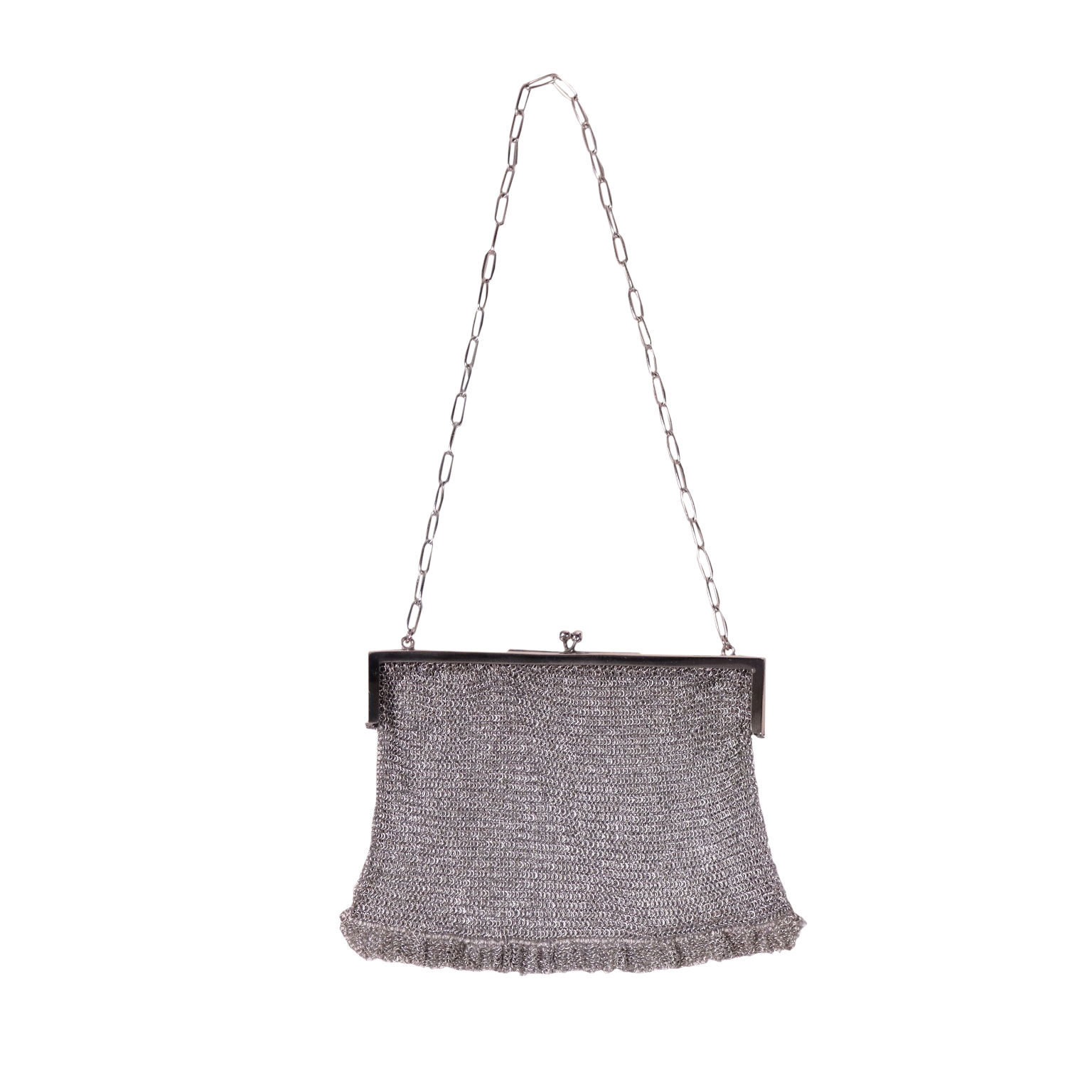Vintage silver top bag