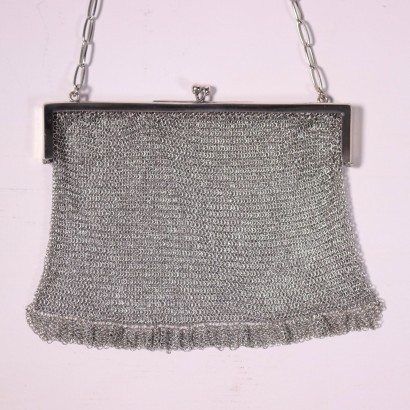 Bolso Vintage De Plata 900