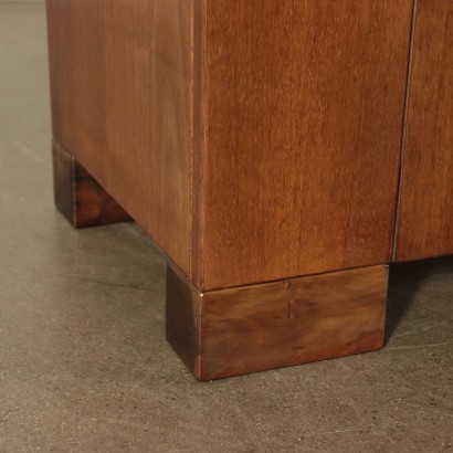 Piece of Furniture, Walnut Veneer, 1970s G Michelucci, Poltronova