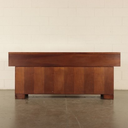 Piece of Furniture, Walnut Veneer, 1970s G Michelucci, Poltronova