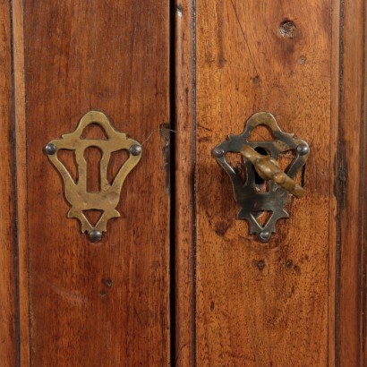 Walnut Cupboard Lombardy-Veneto Italy 19th-20th Century