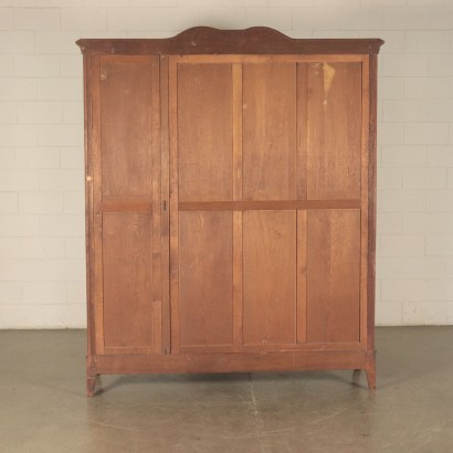 Rococò Style Wardrobe Mahogany Italy 20th Century