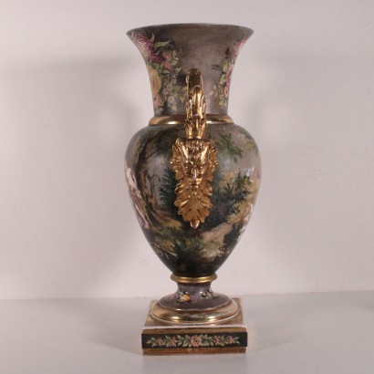 Antik, Vase, antike Vasen, antike Vase, antike italienische Vase, antike Vase, neoklassische Vase, Vase aus dem 19.