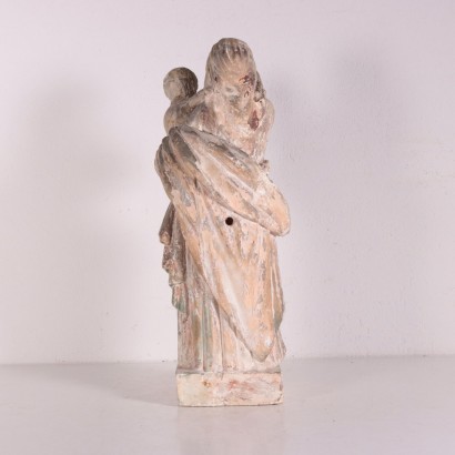 Virgin Mary with Child Stone Italy 19th Century