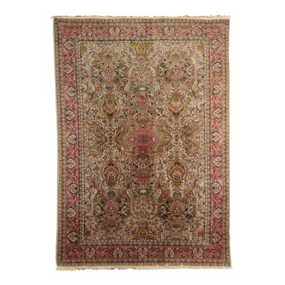 Tabriz Carpet Cotton and Wool Iran 1980s