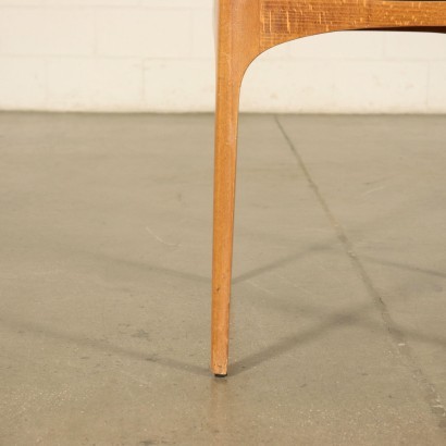 Chairs, Beech Foam and Leatherette, 1960s Giuseppe Gibelli