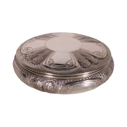 Silver Jewery Box Milan 20th Century Maliverni Argenterie