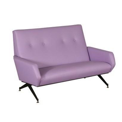 Sofa Kunstleder Italien 1950er-1960er