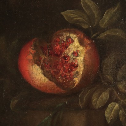 Nature morte avec des fruits,des fleurs et des oiseaux