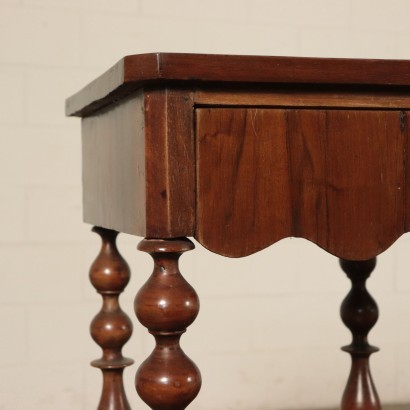 Pair of Bedside Tables Walnut Italy 19th Century