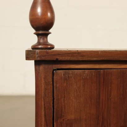 Pair of Bedside Tables Walnut Italy 19th Century