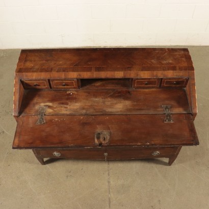 Neo-Classical Venetian Drop-Leaf Secretaire, Italy 18th Century