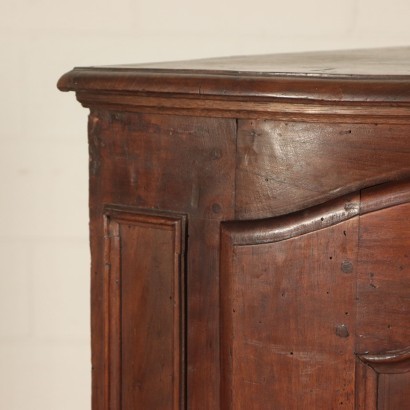 Corner Cabinet Walnut and Chestnut Center of Italy 19th Century