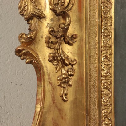 Ecletic Wall Mirror, Mercury, Italy19th Century