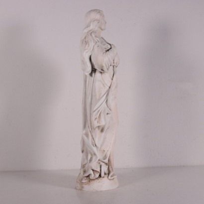 Sculpture Marbre representant Devota Italie Premier '900