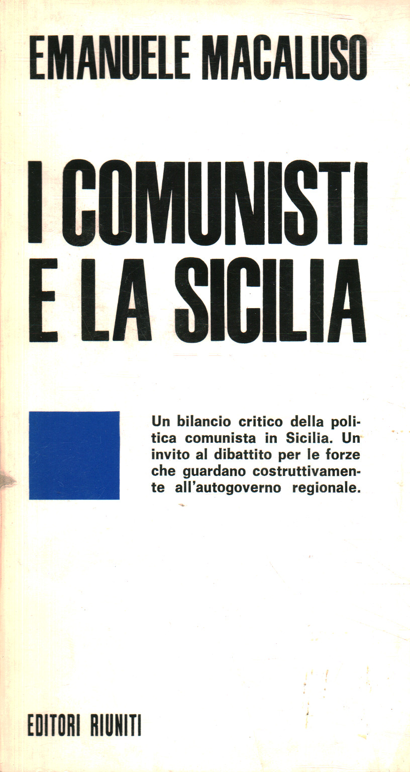 Los comunistas y Sicilia, Emanuele Macaluso