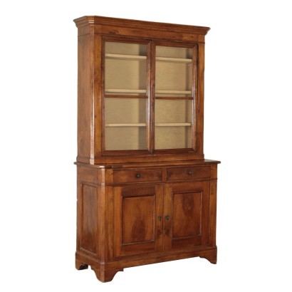 Bookcase Walnut Italy 19th Century