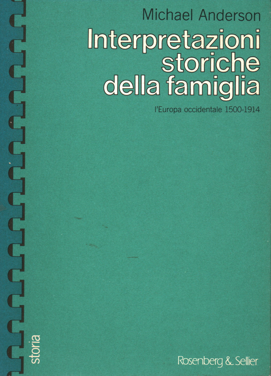 Interpretazioni storiche della famiglia, Michael Anderson