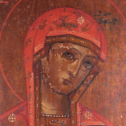 Icono ruso, la virgen Odigitria