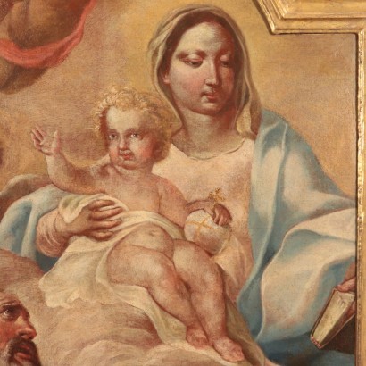 San Marco, la vierge et l'Enfant avec des Anges