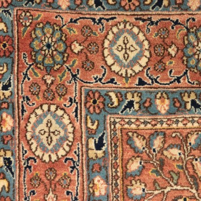 Kum Carpet with Tiles of Cotton and Wool Iran 1980s