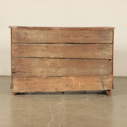 Chest of Drawers Walnut Veneer Italy 18th Century