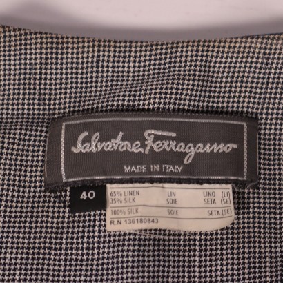 Veste Salvatore Ferragamo Lin - Italie Années 1980