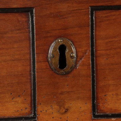 Drop-Leaf Secretaire, Walnut, Italy 18th Century