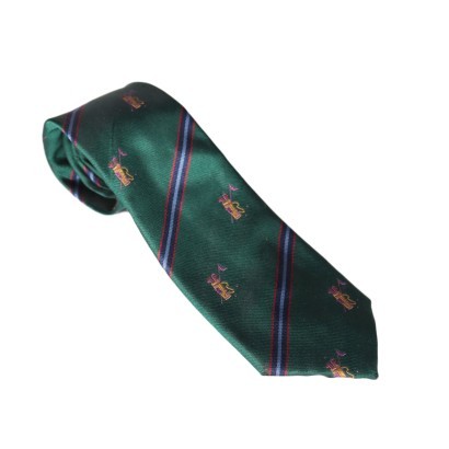 Vintage Gucci Green Silk Tie Italy