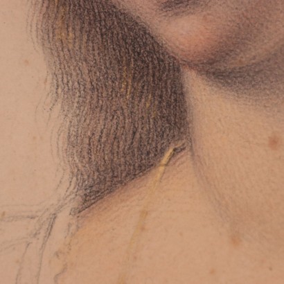 Dessin de Raphaël Crayons sur Papier - XIX Siècle