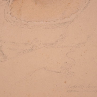 Dessin de Raphaël Crayons sur Papier - XIX Siècle