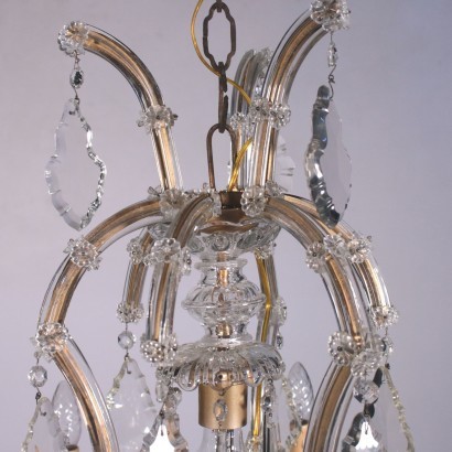 Maria Theresa Chandelier Glass Italy 20th Century