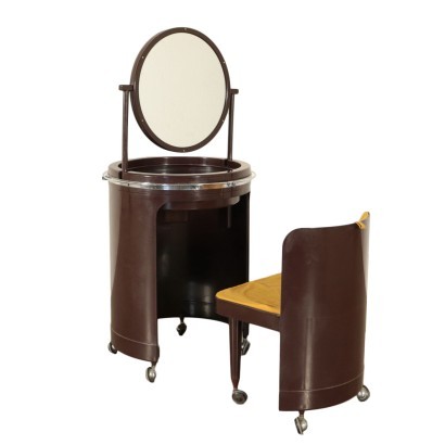 Dressing Table, Plastic Material and Metal, Italy 1960s-1970s
