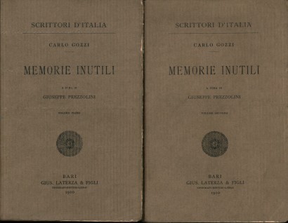 Memorie inutili (2 volumi)