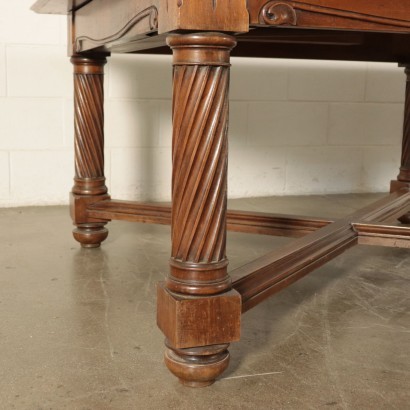 Neo-Renaissance Style Table Walnut Italy 20th Century