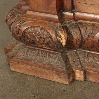 Neo-Renaissance Style Cupboard, Walnut, Italy, 20th Century