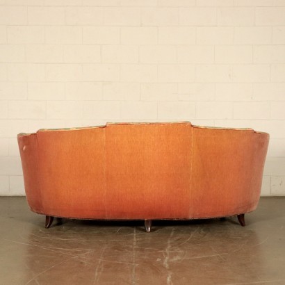 Sofa Samt Italien 1950er